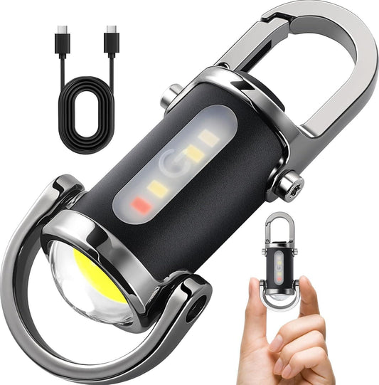 Rechargeable Keychain Flashlight.