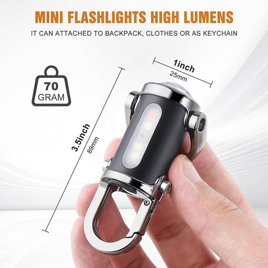 Rechargeable Keychain Flashlight.